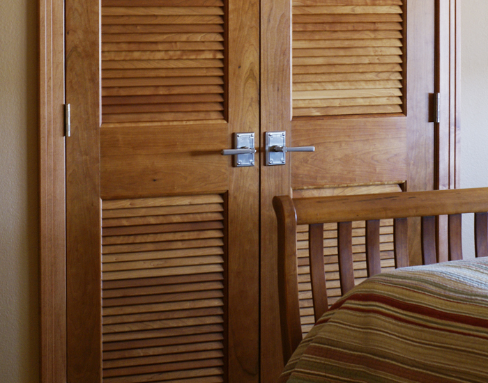 interior doors louvered on top solid on bottom
