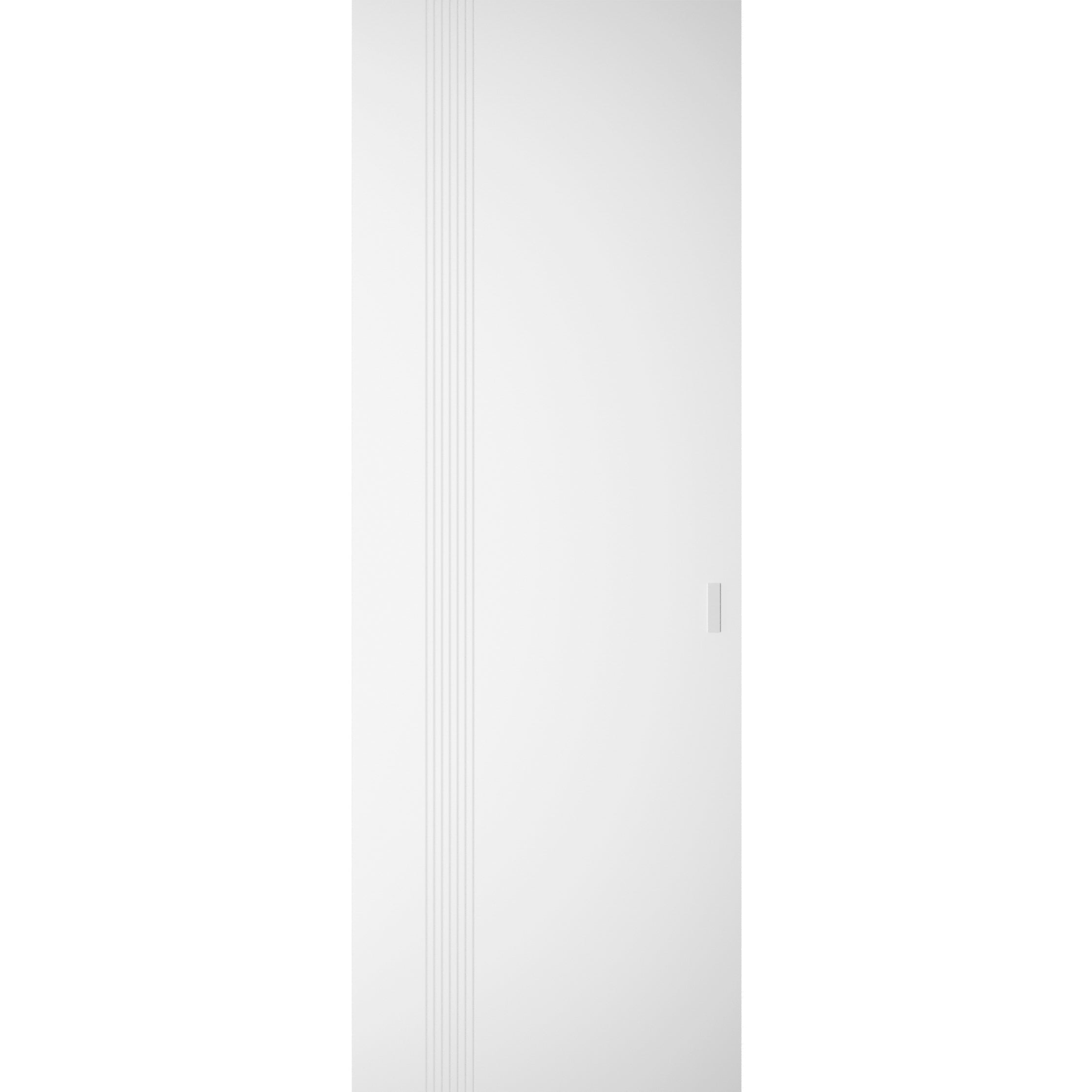 0111_white_nbg-2_pmyxmkyclwdxqczv Hidden Barn | Basic 0111 Arctic White | Wood Veneer Doors | Magic Concealed Sliding Set | " - Image 1