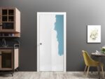Sliding Closet Bi-fold Doors | Planum 0010 Primed | Sturdy Tracks Moldings Trims Hardware Set | Wood Solid Bedroom Wardrobe Doors - Image 2