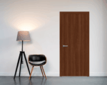 Slab Door Panel | BASIC 3001 Walnut | Wood Veneer Doors | Pocket Closet Sliding Barn - Image 2