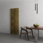 Hidden Barn | Basic 3001 Antique Oak | Wood Veneer Doors | Magic Concealed Sliding Set | " - Image 4