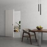 Hidden Barn | Basic 3001 Ash Franko | Wood Veneer Doors | Magic Concealed Sliding Set | " - Image 2