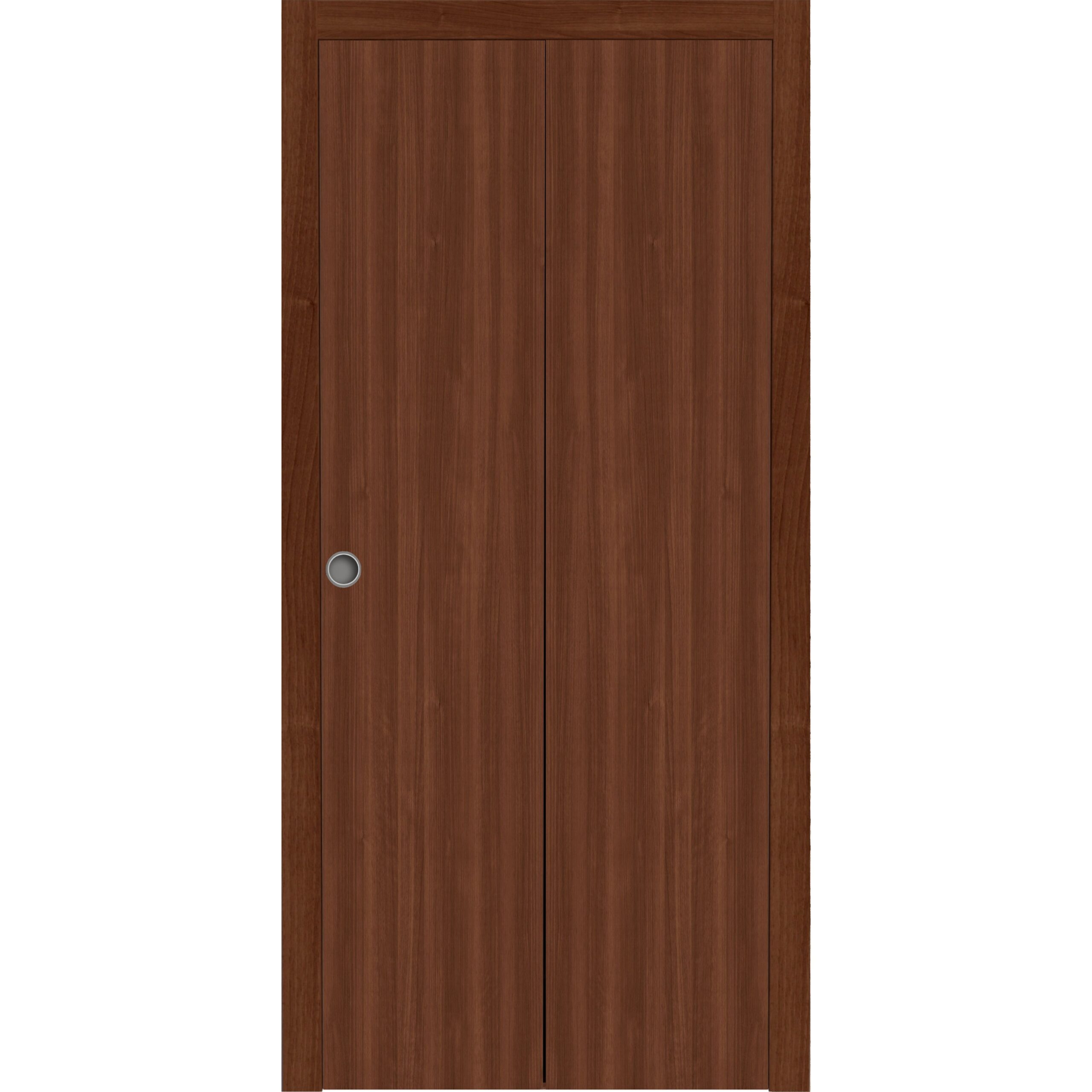 3001_bifold_dc4db638-b4d7-4a1e-b3ec-cc661dcfc5fa_k9e6la5nqtyj8dfk Sliding Closet Bi-fold Doors | BASIC 3001 Walnut | Sturdy Tracks Moldings Trims Hardware Set | Wood Solid Bedroom Wardrobe Doors - Image 1