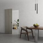 Hidden Barn | Basic 3001 Oak Franko | Wood Veneer Doors | Magic Concealed Sliding Set | " - Image 2