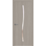 Interior Solid French Door | BASIC 3002 Oak | Single Regular Panel Frame Handle | Bathroom Bedroom Modern Doors