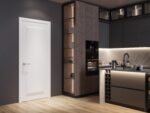 Modern Wood Interior Door with Hardware | Majestic 9024 Painted White | Single Panel Frame Trims | Bathroom Bedroom Sturdy Doors - Image 2