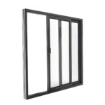 Patio Exterior Metal - Plastic Sliding Doors / Patio 8166 Matte Black