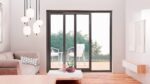 Patio Exterior Metal - Plastic Sliding Doors / Patio 8166 Matte Black - Image 4