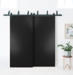 Slab Barn Door Panel | Planum 0010 Matte Black | Sturdy Finished Modern Doors | Pocket Closet Sliding - Image 4