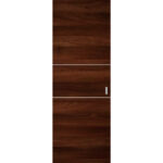 Hidden Barn | Planum 0110 Chocolate Ash | Sturdy Finished Doors | Magic Concealed Sliding Set