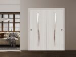 Slab Door Panel | BASIC 3002 Ash | Wood Veneer Doors | Pocket Closet Sliding Barn - Image 3