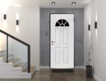 Front Exterior Prehung Glass Steel Door - Image 3