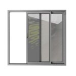 Patio Exterior Metal - Plastic Sliding Doors / Patio 8166 Gray Ash - Image 2