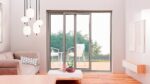 Patio Exterior Metal - Plastic Sliding Doors / Patio 8166 Gray Ash - Image 4