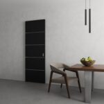 Hidden Barn | Planum 0020 Matte Black | Sturdy Finished Doors | Magic Concealed Sliding Set - Image 4