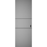 Hidden Barn | Planum 0014 Matte Grey | Sturdy Finished Flush Modern Doors | Magic Concealed Sliding Set