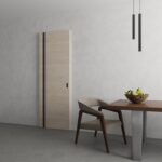 Hidden Barn | Planum 0011 Natural Veneer | Sturdy Finished Flush Modern Doors | Magic Concealed Sliding Set - Image 4