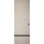 Hidden Barn | Planum 0012 Natural Veneer | Sturdy Finished Flush Modern Doors | Magic Concealed Sliding Set
