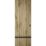 Hidden Barn | Planum 0012 Oak | Sturdy Finished Flush Modern Doors | Magic Concealed Sliding Set