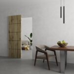 Hidden Barn | Planum 0015 Oak | Sturdy Finished Flush Modern Doors | Magic Concealed Sliding Set - Image 2