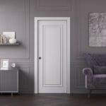 Sliding Pocket Door | ROYAL 9811 White Enamel | Kit Rail Hardware | Solid Wood Interior Bedroom Doors - Image 2