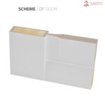 Sliding Double Barn Doors with Hardware | Lucia 31 White Silk | 13FT Rail Hangers Sturdy Set | Pantry Kitchen 3-Panel Wooden Solid Panel Interior Hall Bedroom Bathroom Door - Image 4