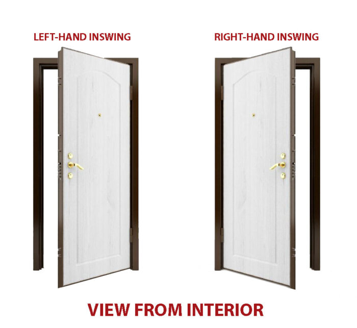 Front Exterior Prehung Steel Double Doors / Deux 1713 Natural Oak / 2 Black Sidelight Exterior Windows / Stainless Inserts Single Modern Painted - Image 5