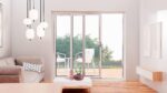 Patio Exterior Metal - Plastic Sliding Doors / Patio 8166 White Silk - Image 4