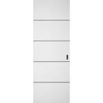 Hidden Barn | Planum 0015 White Silk | Sturdy Finished Doors | Magic Concealed Sliding Set