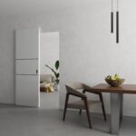 Hidden Barn | Planum 0014 White Silk | Sturdy Finished Doors | Magic Concealed Sliding Set - Image 2