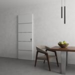 Hidden Barn | Planum 0015 White Silk | Sturdy Finished Doors | Magic Concealed Sliding Set - Image 4