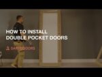 French Double Pocket Doors | Lucia 31 White Silk | Kit Trims Rail Hardware | Solid Wood Interior Pantry Kitchen Bedroom Sliding Closet Sturdy Door - Image 5