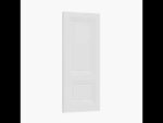 Interior Double Doors | BASIC 9772 White | Wood Interior Solid Panel Frame | Closet Bedroom Doors - Image 4