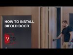 Sliding Closet Double Bi-fold Doors | Sete 6933 Matte Black with Frosted Glass | Sturdy Tracks Moldings Trims Hardware Set | Wood Solid Bedroom Wardrobe Doors - Image 7