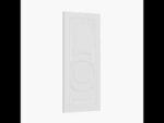 Barn Door | BASIC 9801 White | 6.6FT Silver Rail Track Heavy Hardware Set | Solid Panel Interior Doors - Image 4
