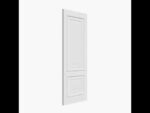 Barn Door | ROYAL 9822 White Enamel | 6.6FT Silver Rail Track Heavy Hardware Set | Solid Panel Interior Doors - Image 4