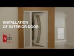 Front Exterior Prehung Steel Double Doors / Deux 1713 Natural Oak / 2 Black Sidelight Exterior Windows / Stainless Inserts Single Modern Painted - Image 6