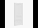 Sliding Closet Bypass Doors | BASIC 9233 White | Rails Hardware Set | Wood Solid Bedroom Wardrobe Doors - Image 4