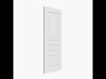 Interior Double Doors | ROYAL 9833 White Enamel | Wood Interior Solid Panel Frame | Closet Bedroom Doors - Image 4