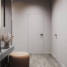 110U Alaska White Triplex Glass Modern Interior Door